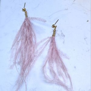 Lightweight feathers earrings 